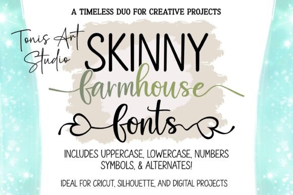 Farmhouse Script & Skinny Farmhouse: A Font Duo for Rustic Charm