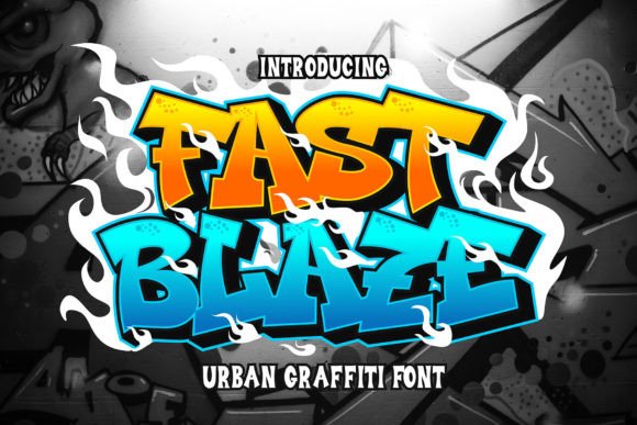 Fast Blaze: A Bold Typeface for Urban and Heavy Aesthetics