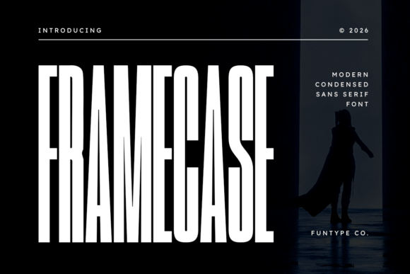Framecase: A Modern Typeface for Bold Visuals