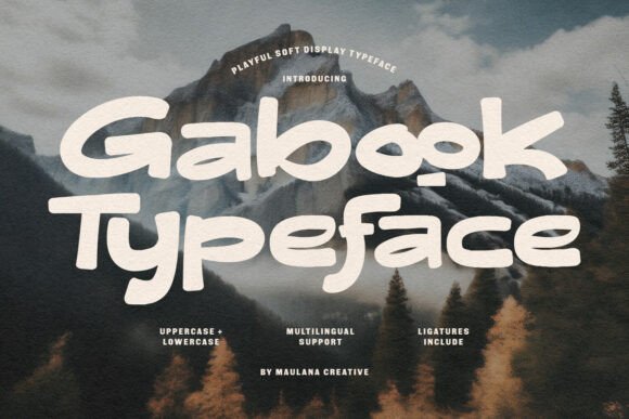 Gabook: The Warm, Approachable Typeface for Modern Brands