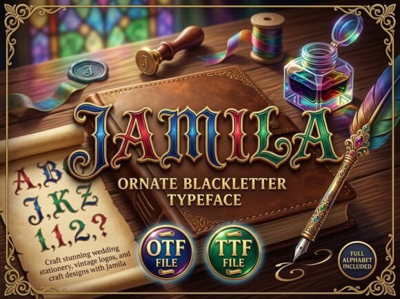 Jamila: A Typeface Forged in Fantasy