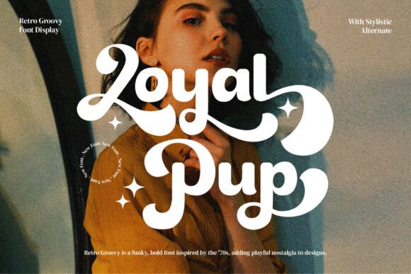 Loyal Pup: Unleashing Groovy 70s Nostalgia in Your Designs