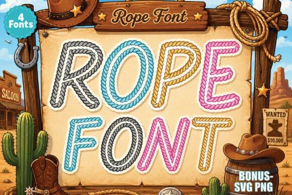 Rope Script: Infusing Western Spirit into Modern Design