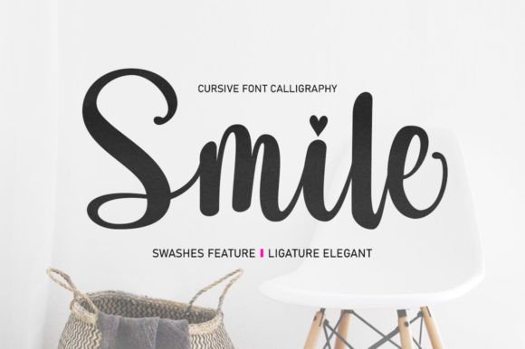 Smile Calligraphy: A Modern Charm for Your Designs