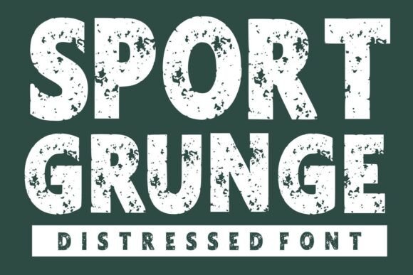 Sport Grunge: The Display Font with a Competitive Edge