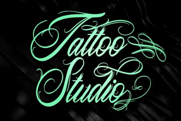 Tattoo Studio: The Blackletter Script for Bold, Authentic Branding