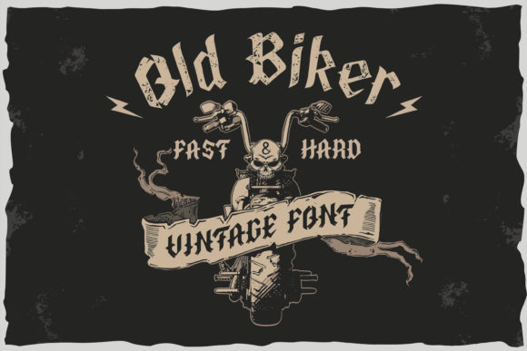 Unleashing the Grit: A Designer's Guide to the Old Biker Typeface
