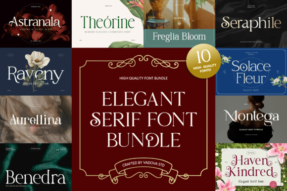 Unlock Timeless Design with the Elegant Serif Bundle