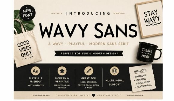Wavy Sans: A Font with Built-in Personality