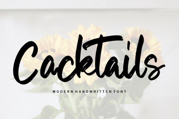 Why the Cocktails Font Is Your Next Favorite Design Secret